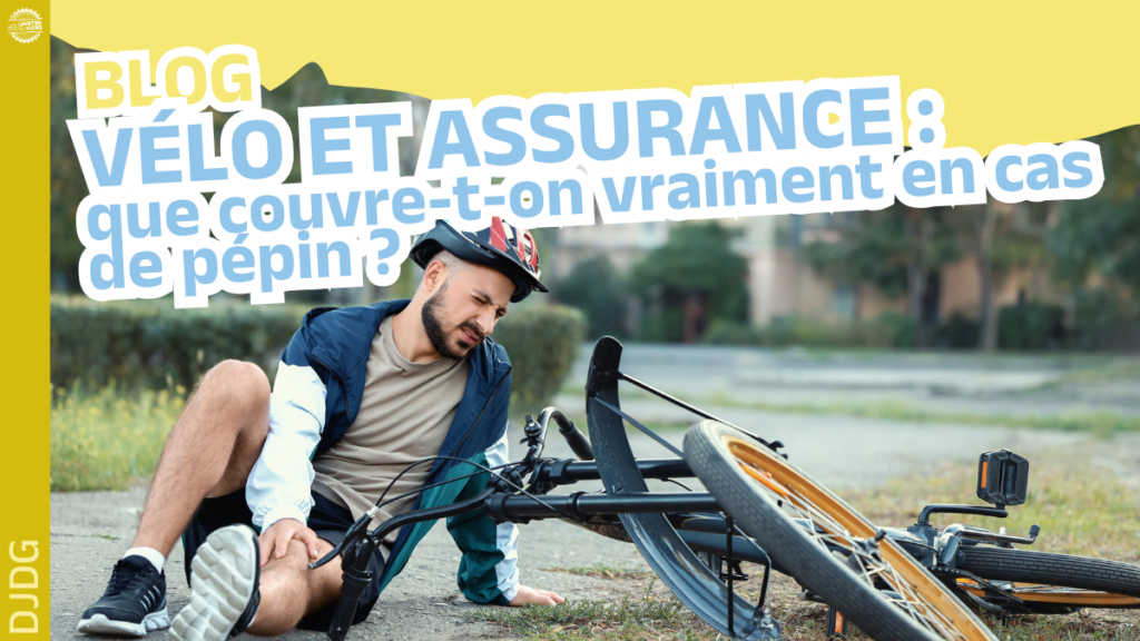 Visuel article de blog : vélo et assurance - que couvre-t-on vraiment en cas de pépin